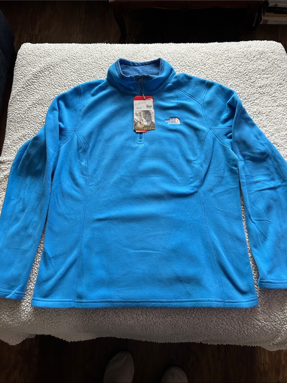 The North Face Bright Blue Half-Zip Fleece Pullover